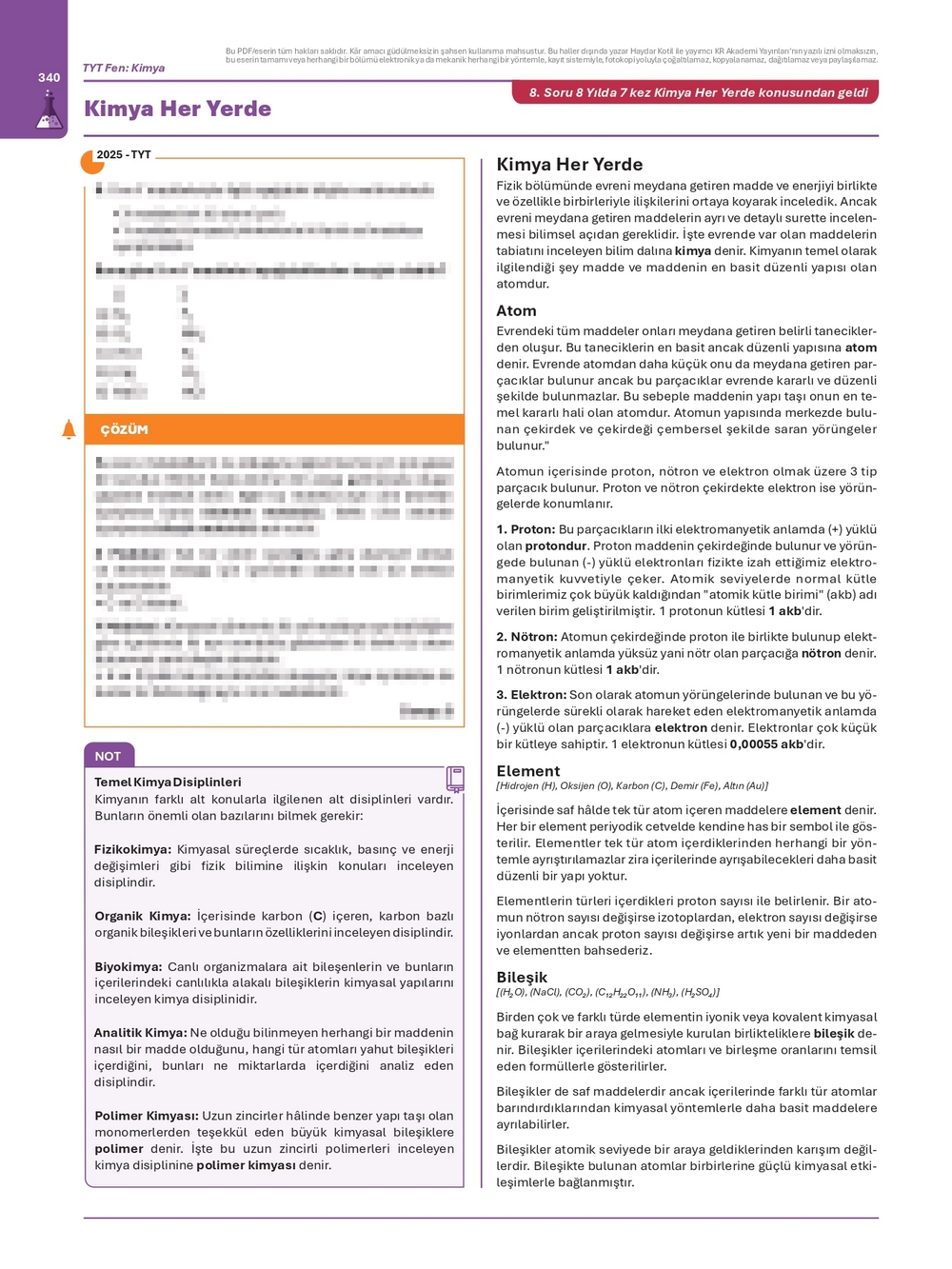 Kimya Konu Anlatımları